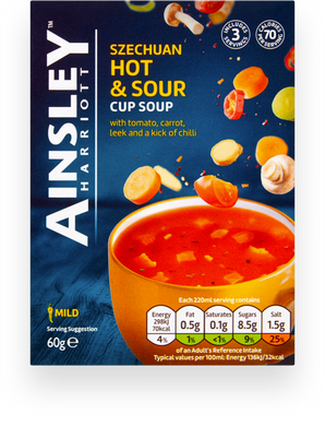 Ainsley Harriott Hot & Sour Cup Soup 60g