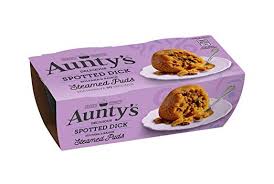 Aunty's Spotted Dick Sponge Puddings 2pk (2x95g)