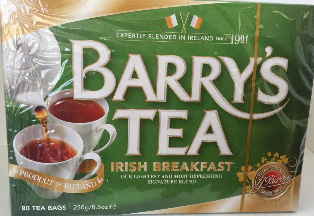 Jolly Grub | Barry's Irish Breakfast Tea 80's (Green Box) dated 6/17