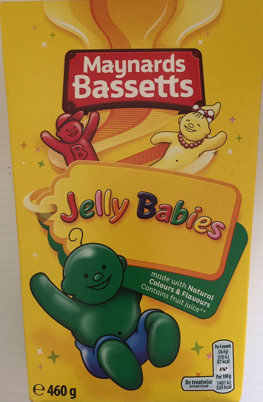 Bassetts Jelly Babies Carton 350g CHRISTMAS