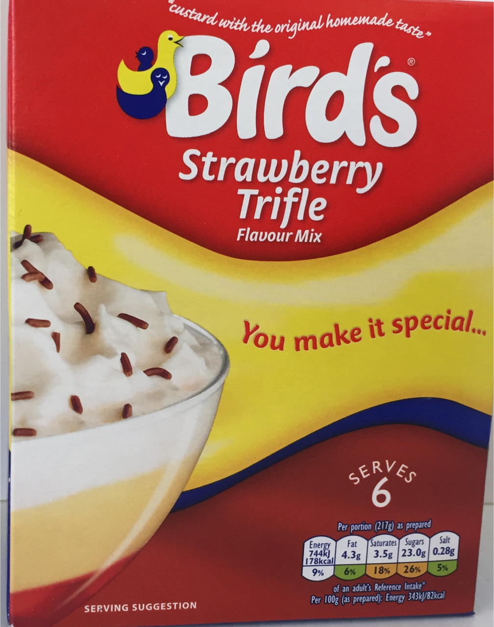 Birds Trifle Strawberry Mix 141g