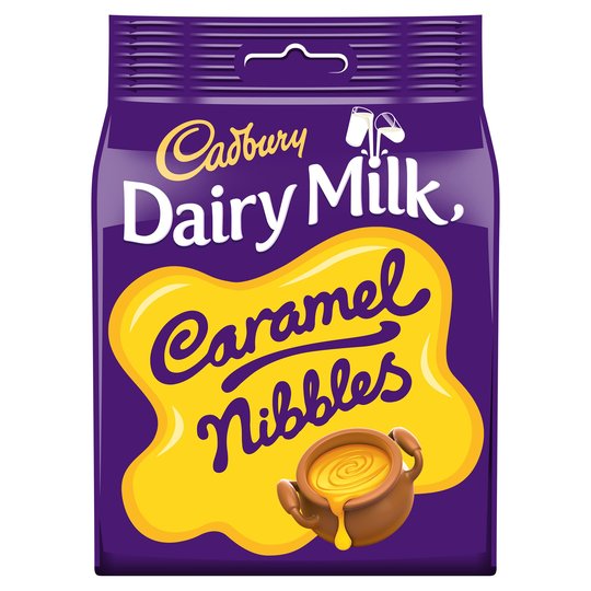 Cadbury Caramel Nibbles Bag 95g