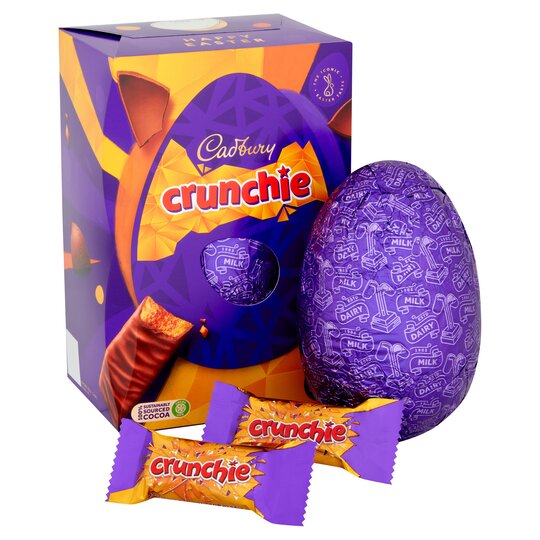 Cadbury Crunchie Large Easter Egg 190G - FRAGILE