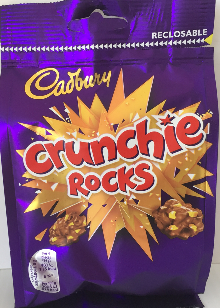 Crunchie Rocks Displays Cadbury Crunchie Rocks Bag 100g – Jolly Grub