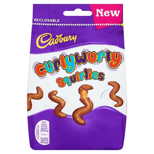 Cadbury Curly Wurly Squirlies Bag 110g