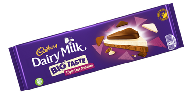 Cadbury Dairy Milk Big Taste Triple Chocolate Sensation Bar 300g