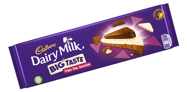 Cadbury Dairy Milk Big Taste Triple Chocolate Sensation Bar 300g
