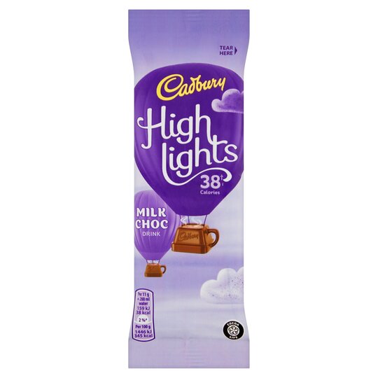 Cadbury Highlights Drinking Chocolate Stick Pack x 3