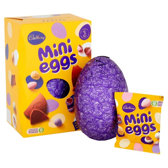 Cadbury Mini Eggs Easter Large Egg 193g - FRAGILE