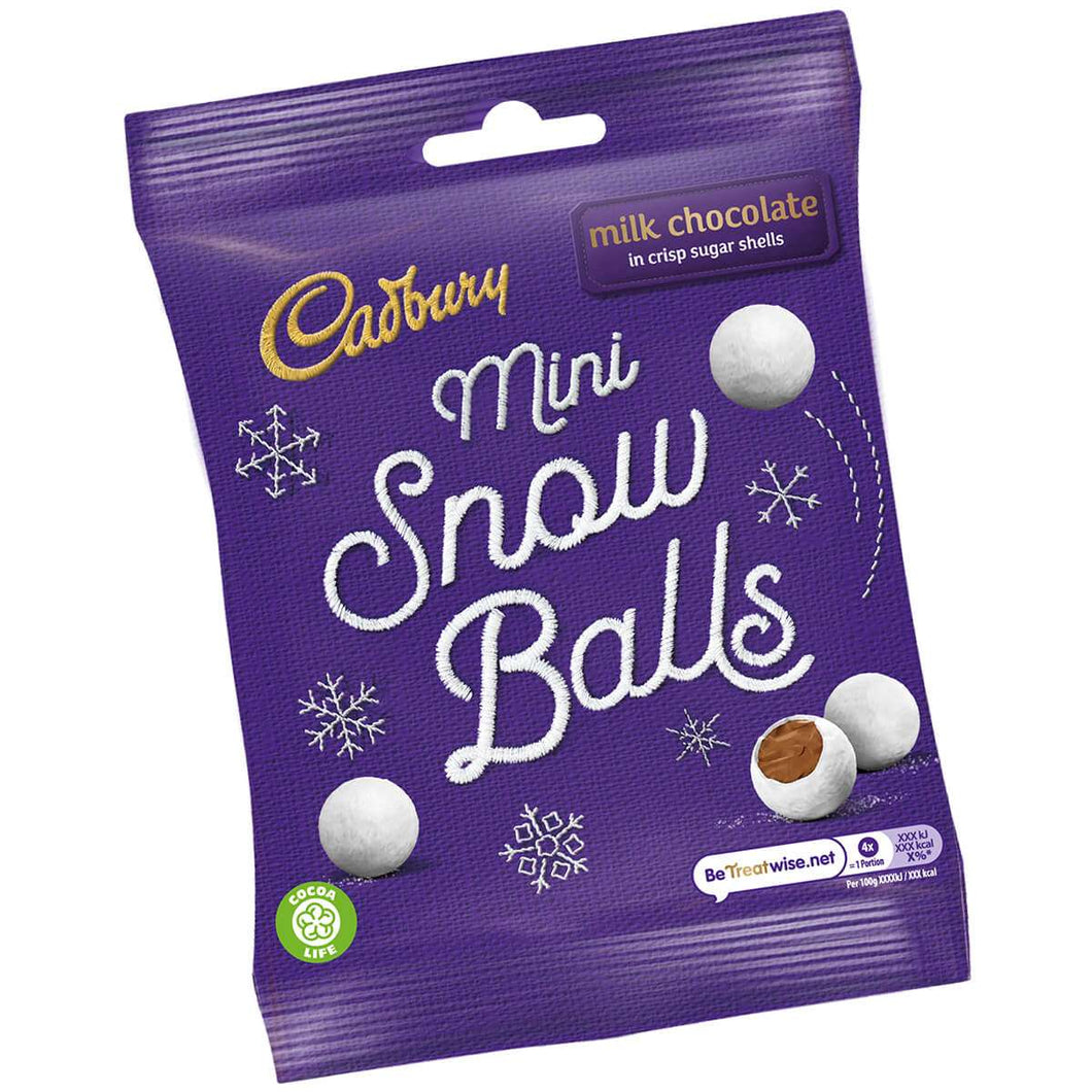 Cadbury Mini Snowball Bag 80g CHRISTMAS