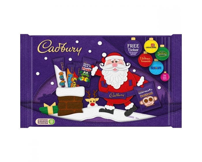 Cadbury Small Selection Box 89g Christmas - CHRISTMAS