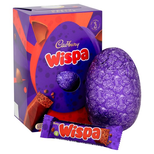 Cadbury Wispa Easter Egg Large 182G - FRAGILE