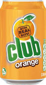 Club Orange Soda Can 330ml