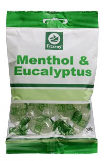Fitzroy Menthol & Eucalyptus Sweets 100g Bag