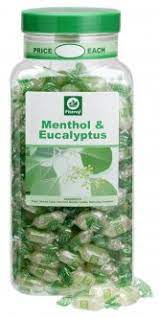 Fitzroy  Menthol and Eucalyptus 2 kg Jar