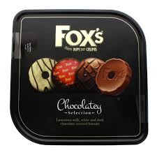 Foxs Chocolatey Biscuit Tin 365g - Christmas