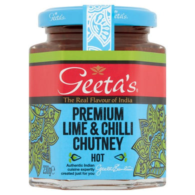 Geeta Lime and Chilli Chutney  230g
