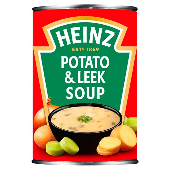Heinz Potato & Leek Soup Can 400g UK DATED 1/24