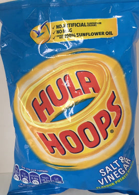 KP Hula Hoops Crisps Salt and Vinegar 34g x  6pk