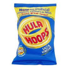 KP Hula Hoops Crisps Salt and Vinegar 43g x  6pk
