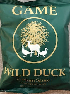 Just Crisps Taste of Game Wild Duck & Plum Sauce Crisps 150g LARGE