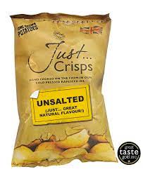 Just Crisps Unsalted - potato chips 40g