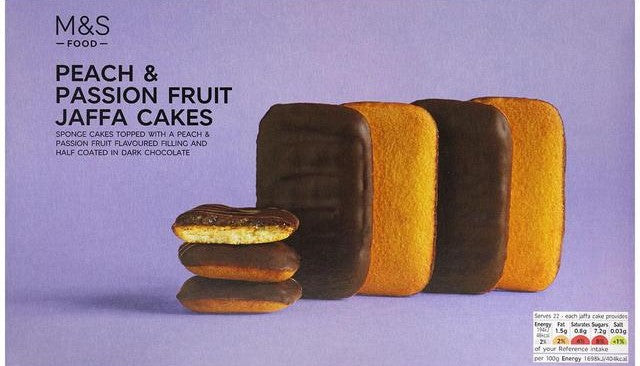 M&S Peach & Passionfruit Jaffa Cakes Twin Pack 2 x125g
