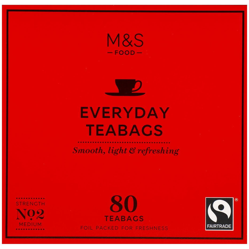 M & S Everyday Teabags 80ct