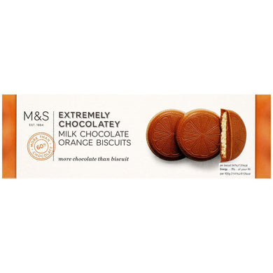 M&S Extremely Chocolatey Milk Chocolate Orange Biscuit 230g