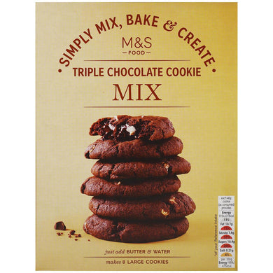 M&S Triple Chocolate Cookie Mix 300g