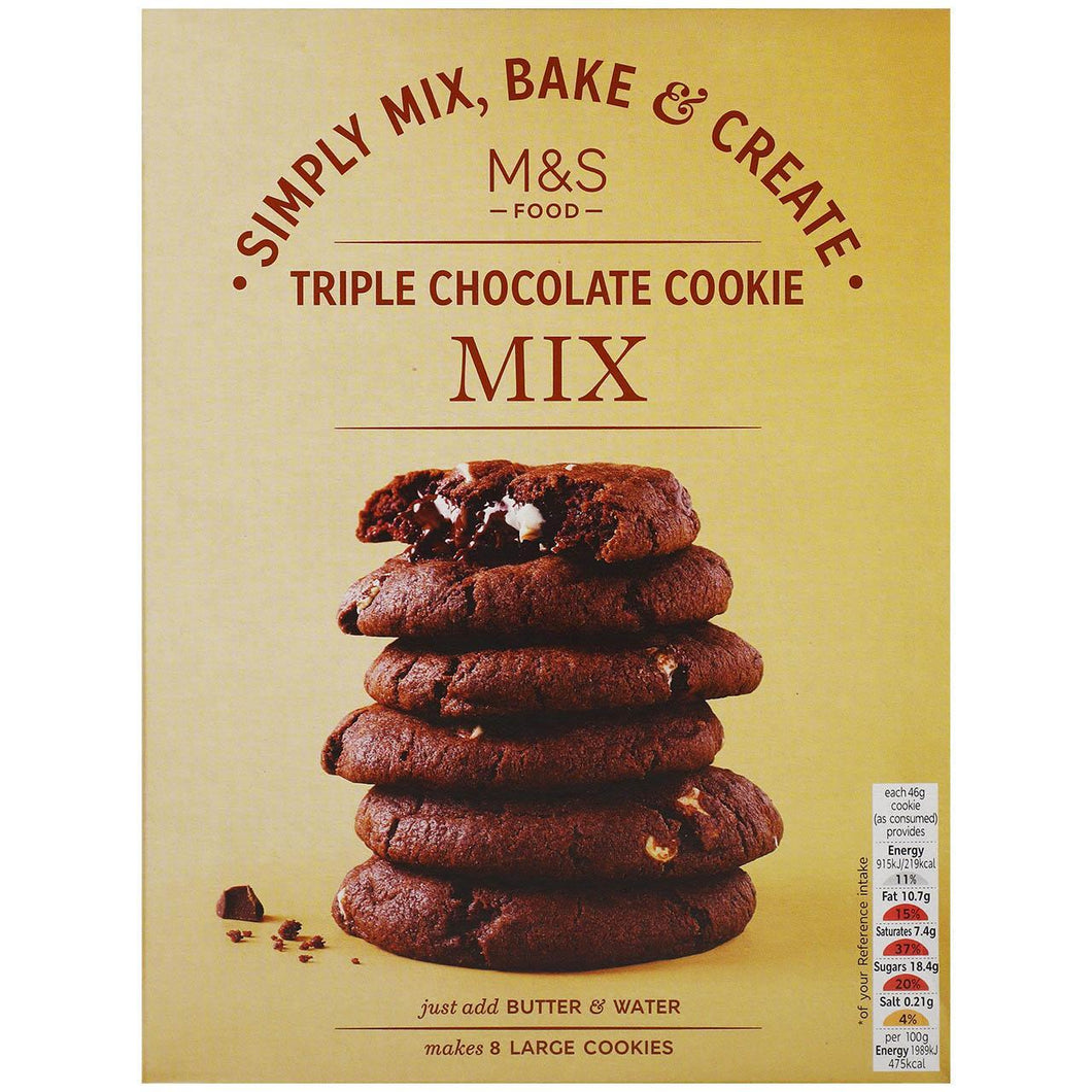 M&S Triple Chocolate Cookie Mix 300g