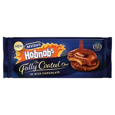 McVities HobNobs Fully Coated Milk Chocolate 149g NEW