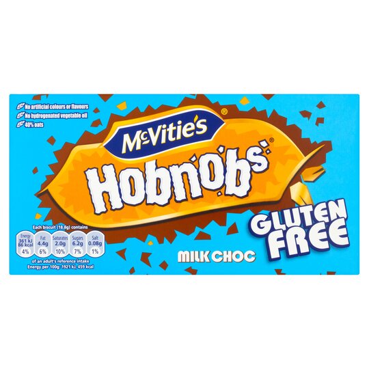 McVities HobNobs Milk Chocolate Biscuit GLUTEN FREE 150g