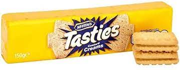 Mcvities Tasties Custard Creams Biscuit 150g