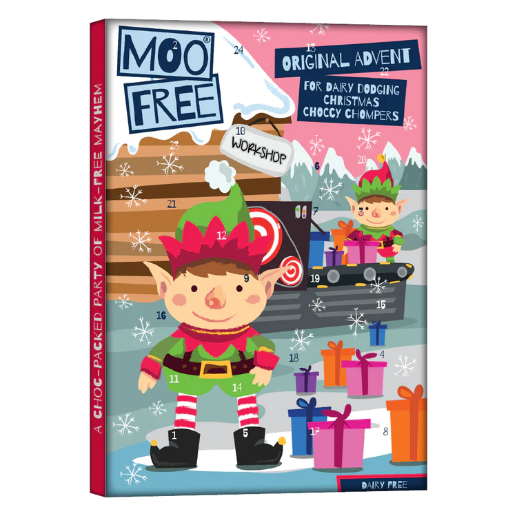 Moo Free Vegan Dairy Free Advent Calendar - Christmas BBE June 2023