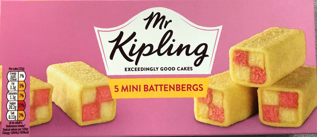Mr Kipling Mini Battenbergs - FRAGILE