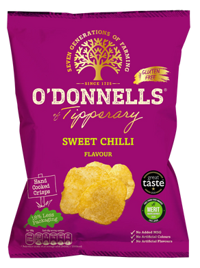 O'Donnells Sweet Chilli 50g Crisps x 6