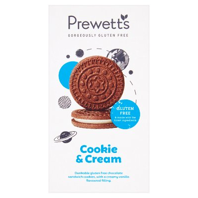 Prewetts Gluten Free Cookies & Cream Cookie 142g