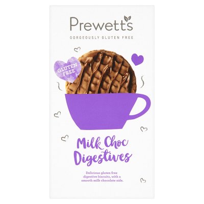 Prewetts Gluten Free Milk Chocolate Digestive 155g