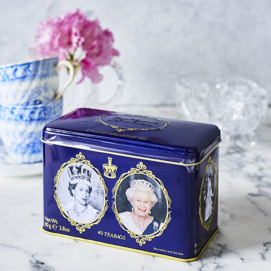 New English Teas Queen Elizabeth II Tea Tin 40 teabags