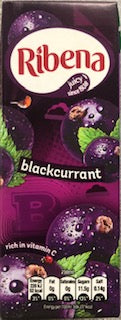 Ribena Blackcurrant Juice Box 250ml