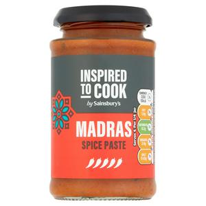Sainsburys Hot Madras Curry Paste 200g