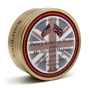 Simpkins Prince Harry & Meghan Royal Wedding Travel Sweets Tin