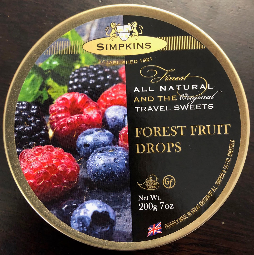Simpkins Forest Fruits  travel sweets