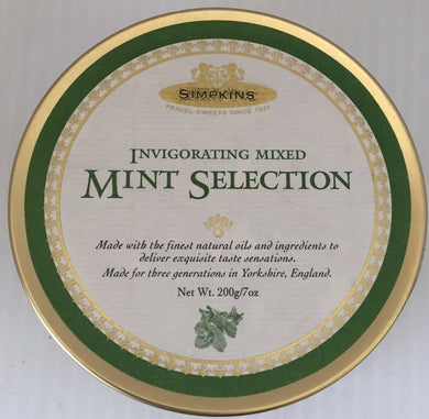 Simpkins Mint Selection Travel Sweet Tin 7oz