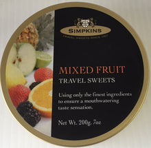 Simpkins Mixed Fruits Travel sweets Tin