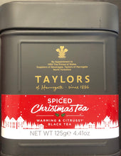 Taylors Of Harrogate Spiced Christmas Tea Loose Tin 200g - Christmas