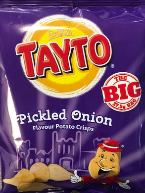 Tayto Pickled Onion Crisps x 6