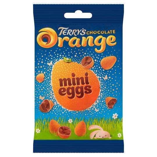 Terry Orange Mini Eggs Bag 80g Easter - FRAGILE
