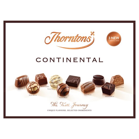 Thorntons Continental Chocolate Assortment Box 131g - Christmas